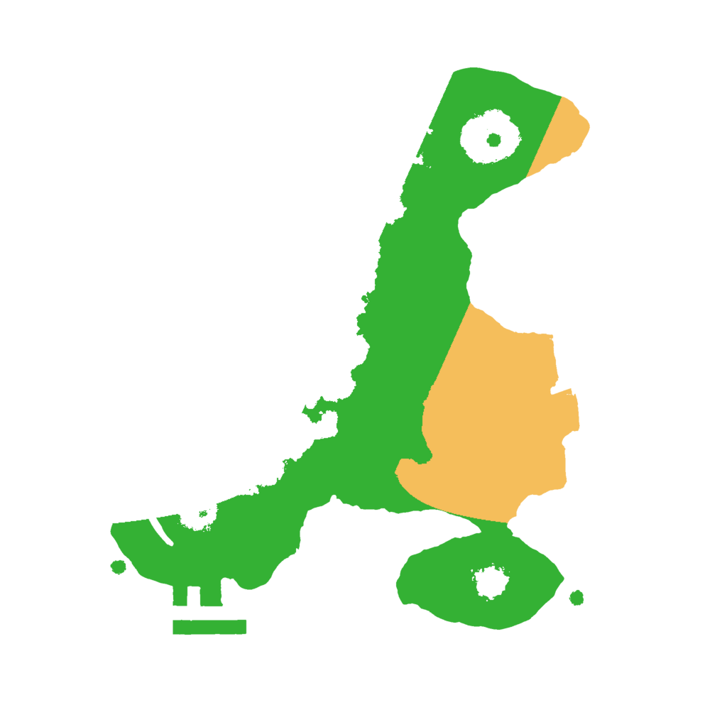 Biome Rust Map: Procedural Map, Size: 2000, Seed: 644154975