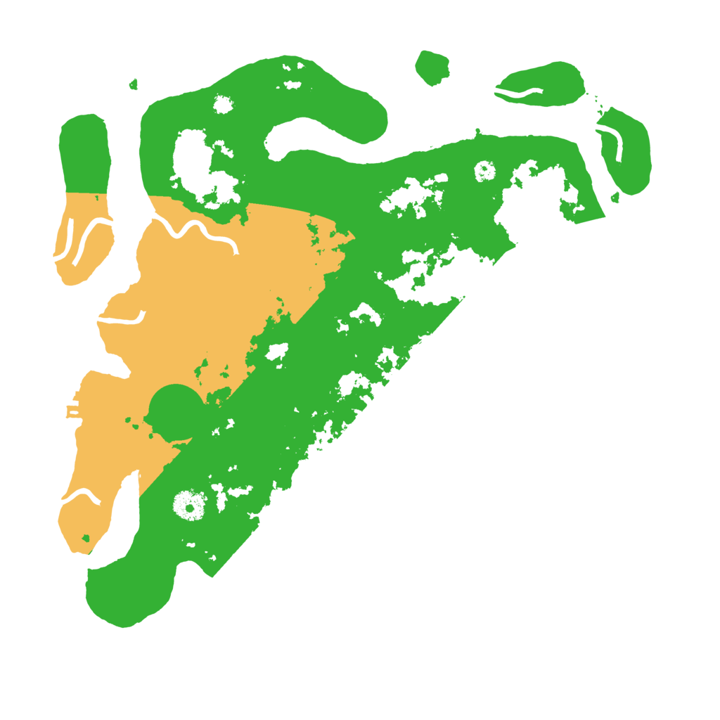 Biome Rust Map: Procedural Map, Size: 3500, Seed: 435529309