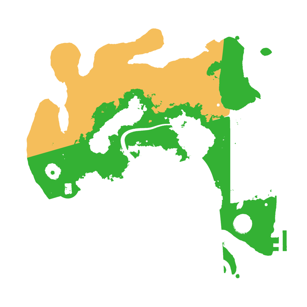 Biome Rust Map: Procedural Map, Size: 3000, Seed: 1177923932