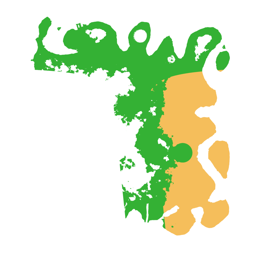 Biome Rust Map: Procedural Map, Size: 3500, Seed: 943096009