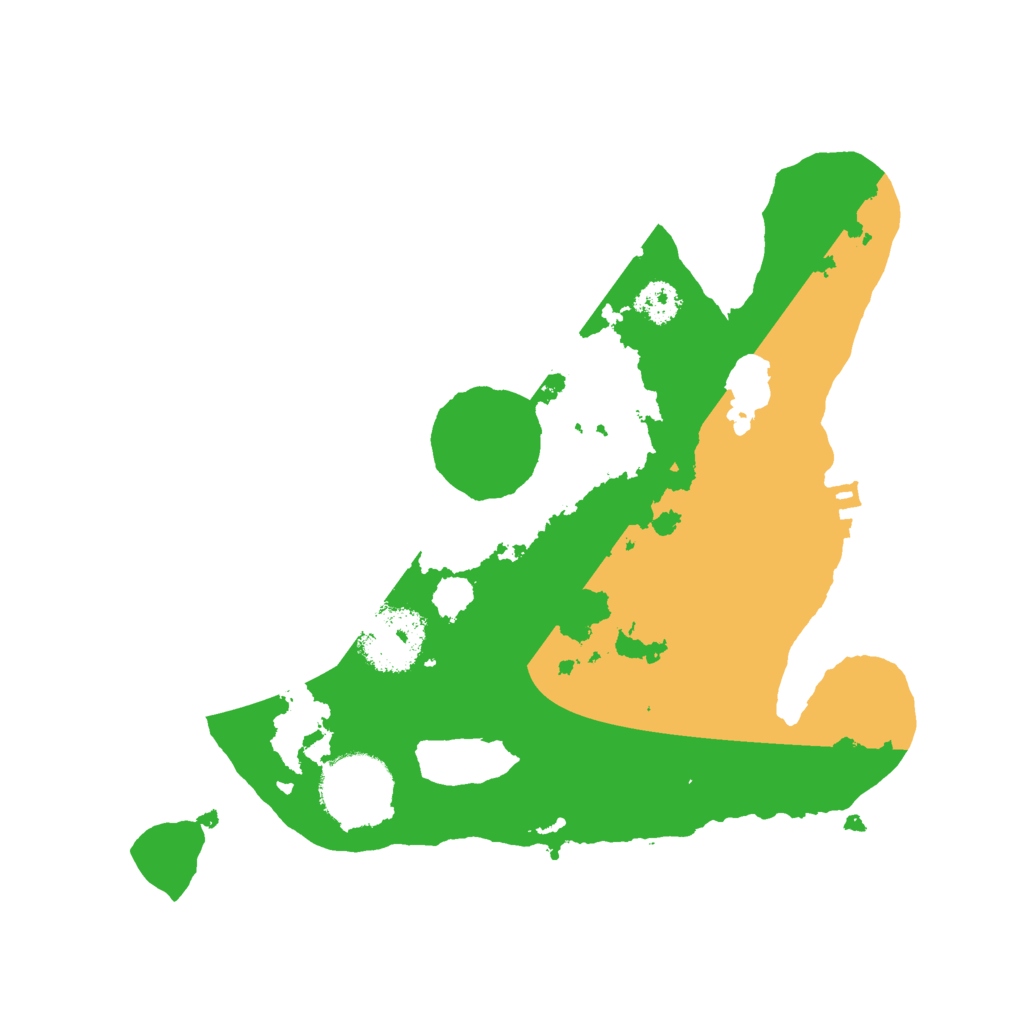 Biome Rust Map: Procedural Map, Size: 2500, Seed: 1970856307