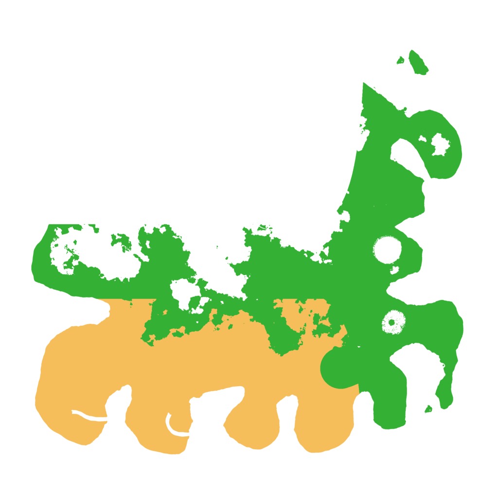 Biome Rust Map: Procedural Map, Size: 3200, Seed: 456874