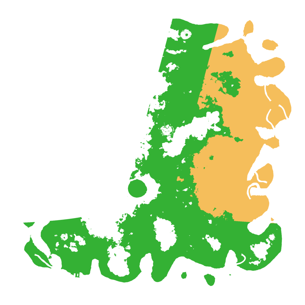 Biome Rust Map: Procedural Map, Size: 4500, Seed: 5226