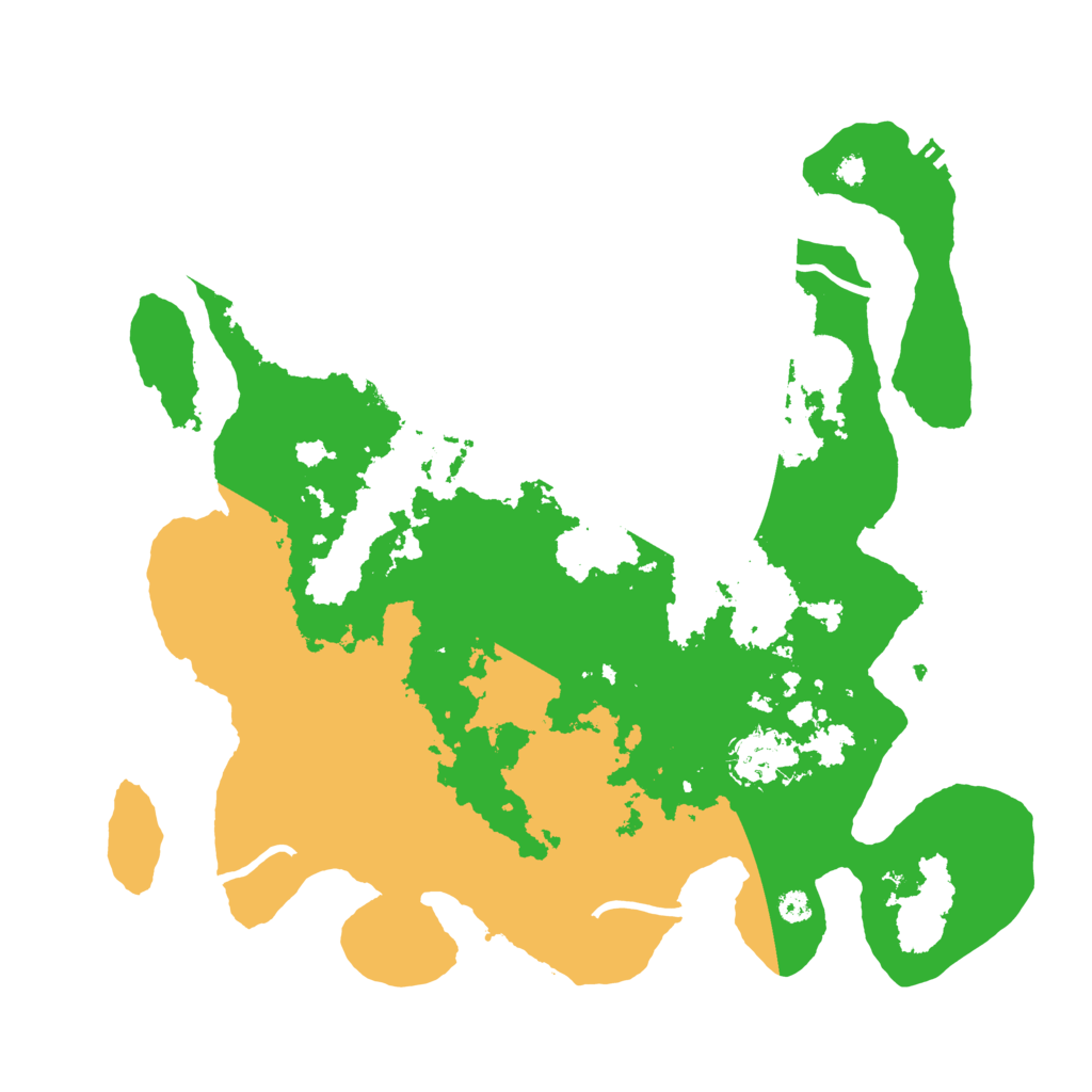 Biome Rust Map: Procedural Map, Size: 3500, Seed: 41218324