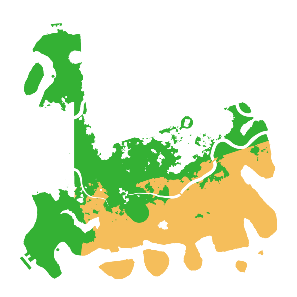 Biome Rust Map: Procedural Map, Size: 4000, Seed: 1637940263