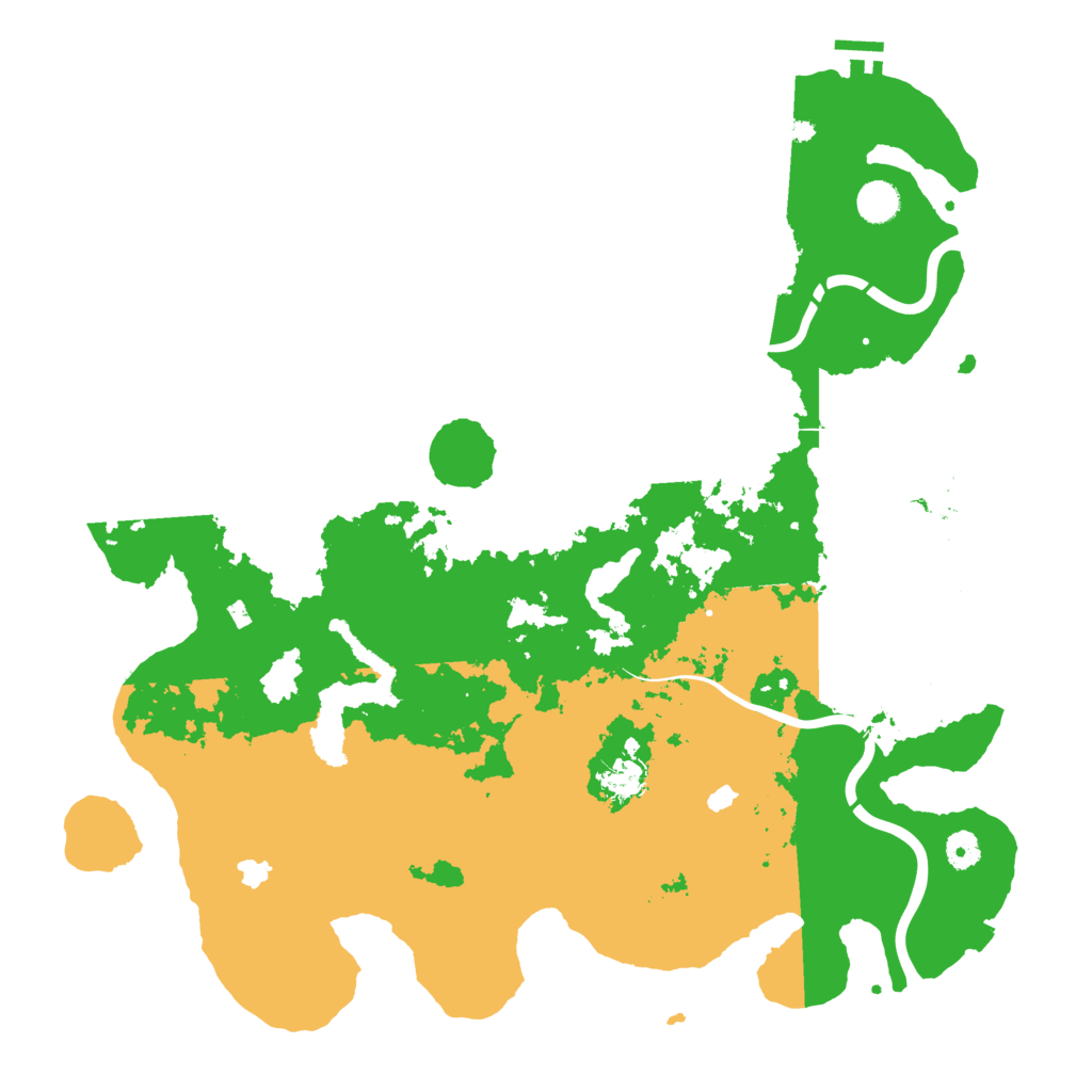 Biome Rust Map: Procedural Map, Size: 4500, Seed: 441131022