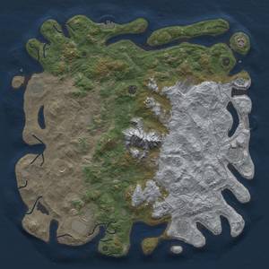 Thumbnail Rust Map: Procedural Map, Size: 5000, Seed: 4312859, 20 Monuments