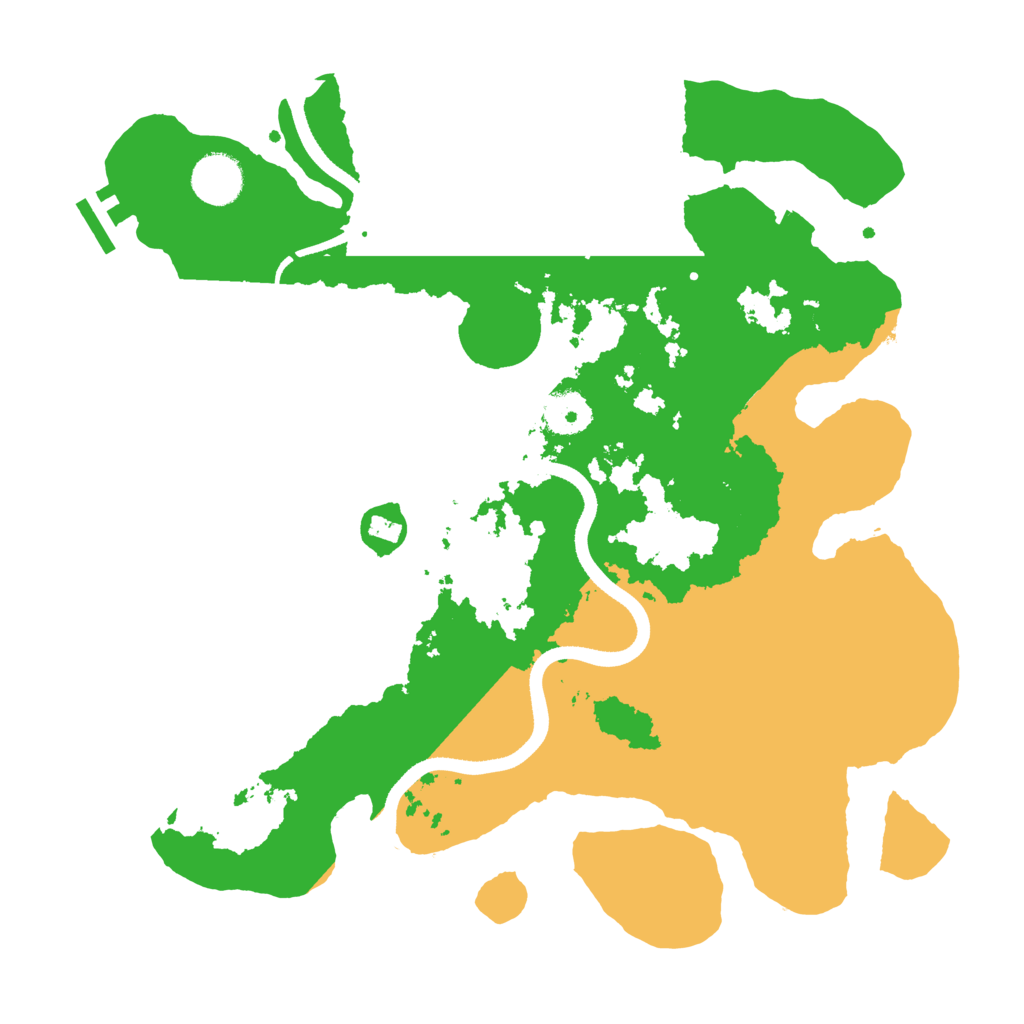 Biome Rust Map: Procedural Map, Size: 3500, Seed: 1877060870