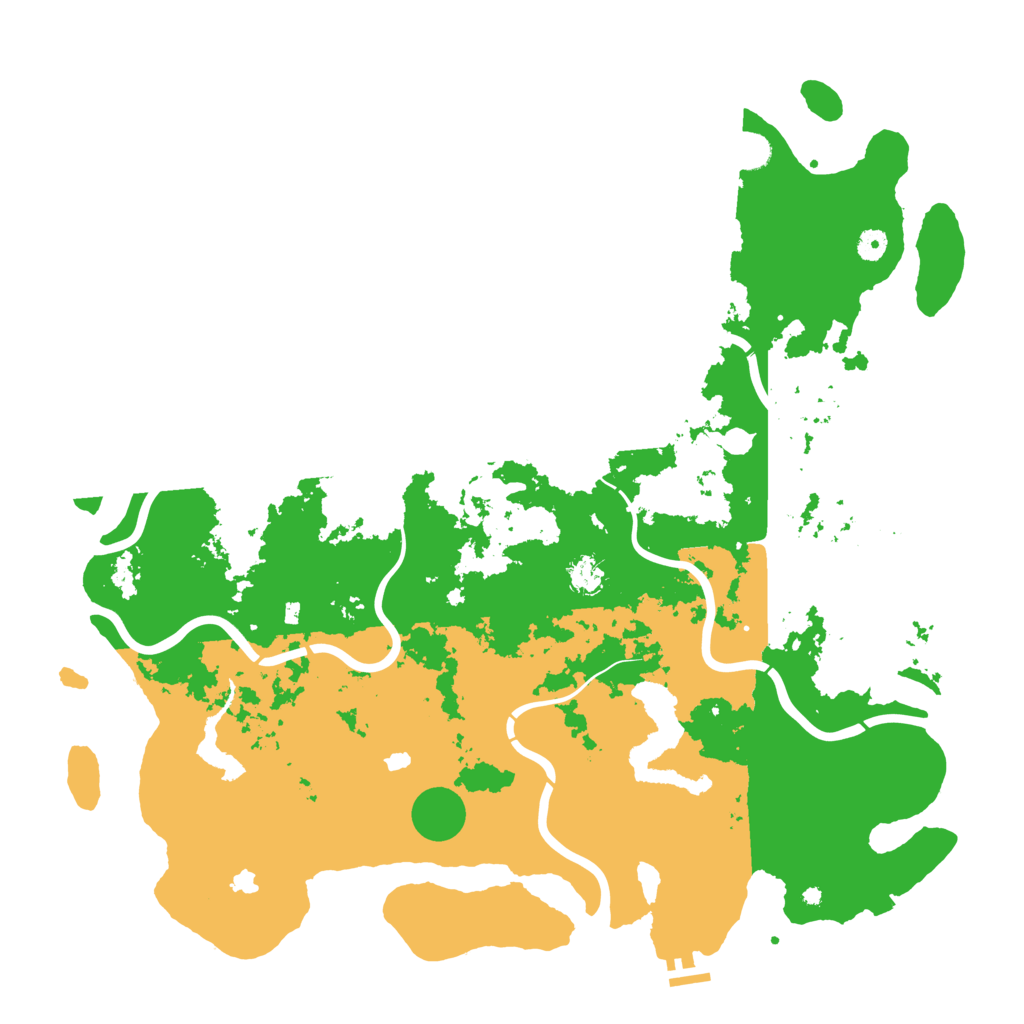 Biome Rust Map: Procedural Map, Size: 5000, Seed: 113881682