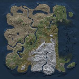Thumbnail Rust Map: Procedural Map, Size: 4250, Seed: 1553300726, 15 Monuments