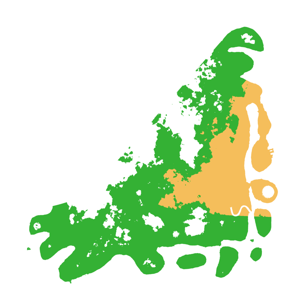 Biome Rust Map: Procedural Map, Size: 4300, Seed: 325006535