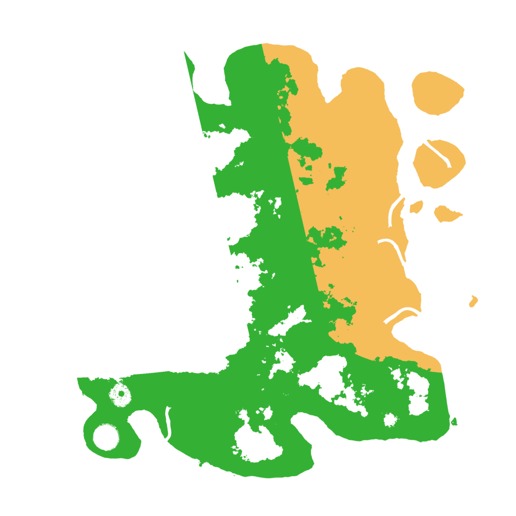 Biome Rust Map: Procedural Map, Size: 3500, Seed: 91834926