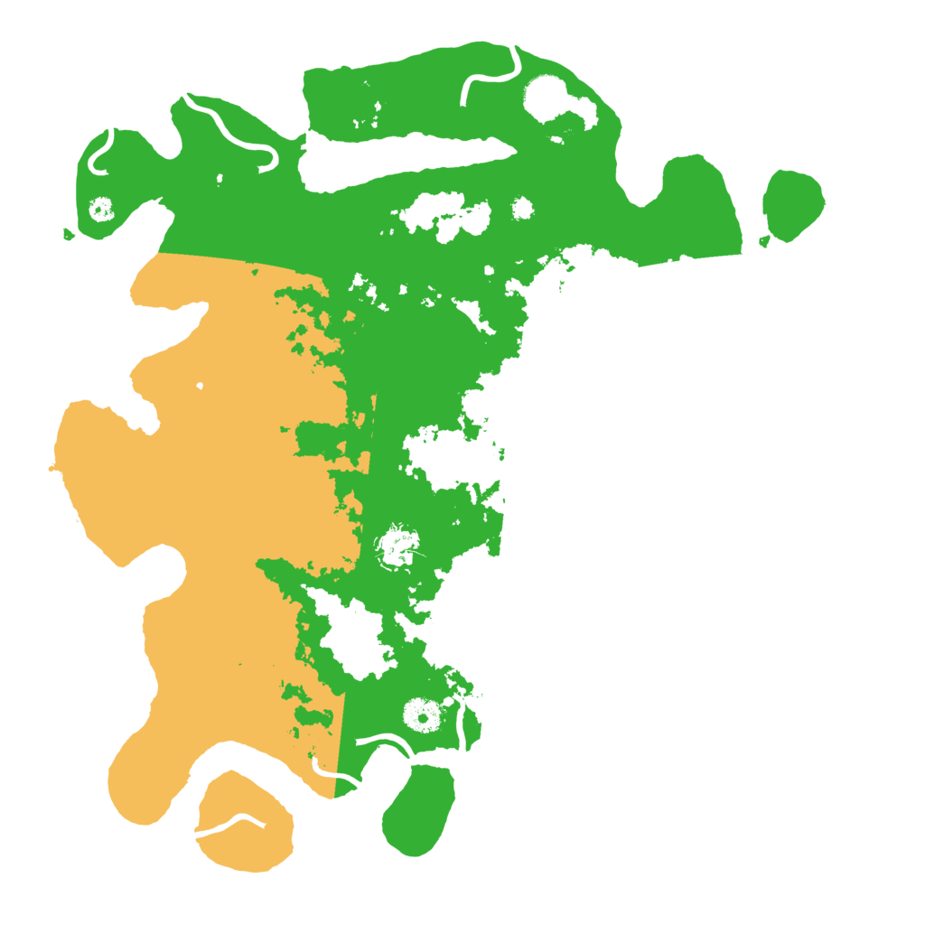 Biome Rust Map: Procedural Map, Size: 3800, Seed: 25763667