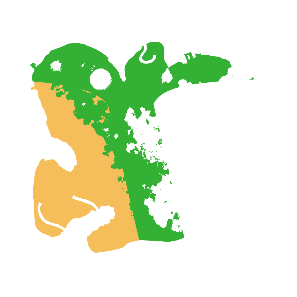 Biome Rust Map: Procedural Map, Size: 2500, Seed: 4900