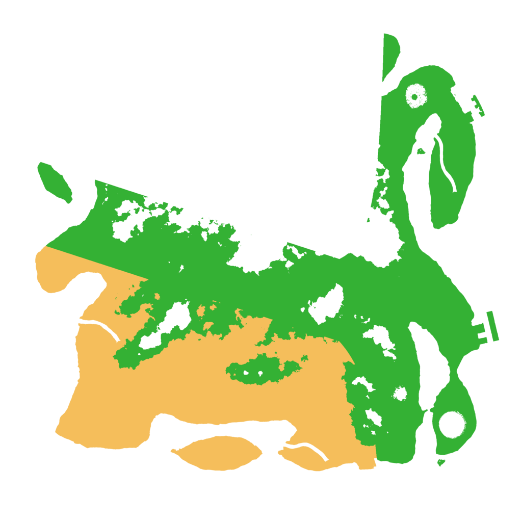 Biome Rust Map: Procedural Map, Size: 3500, Seed: 898489654