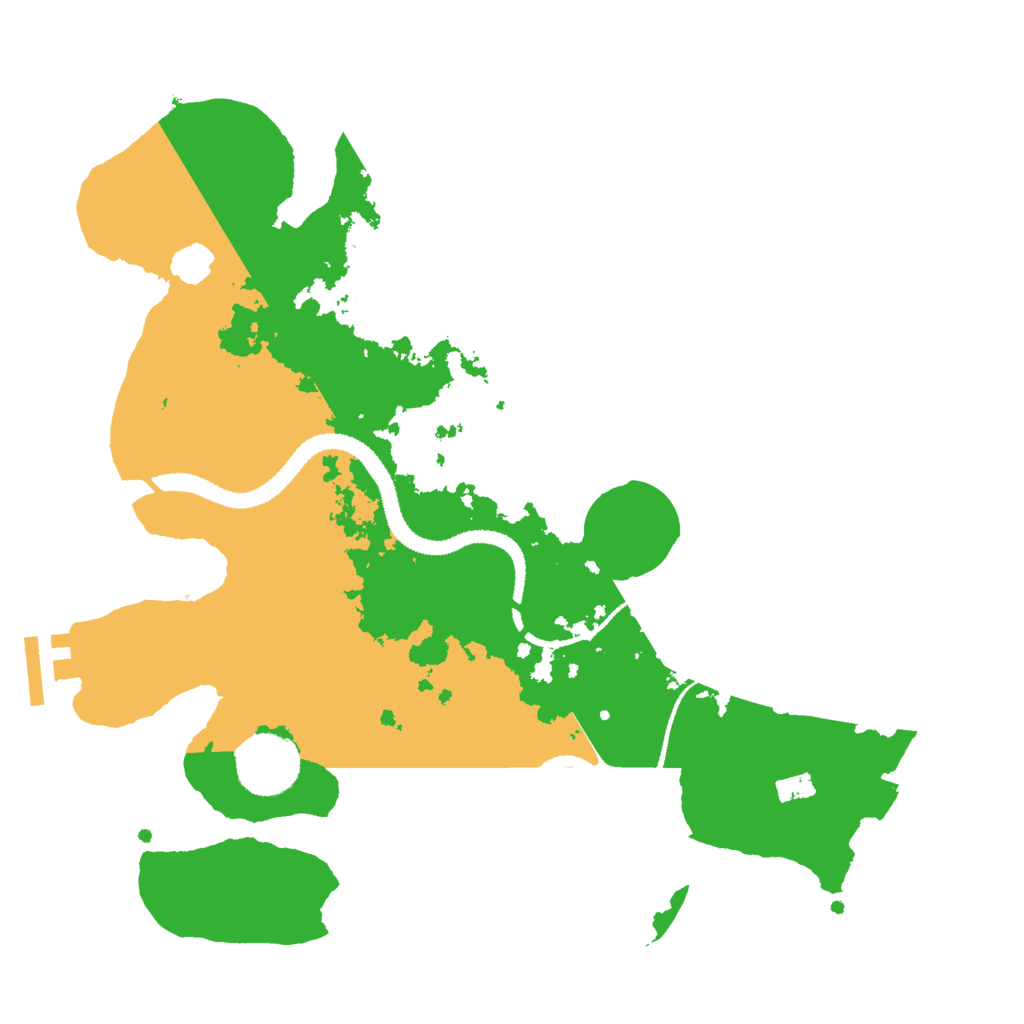 Biome Rust Map: Procedural Map, Size: 3000, Seed: 2143886109