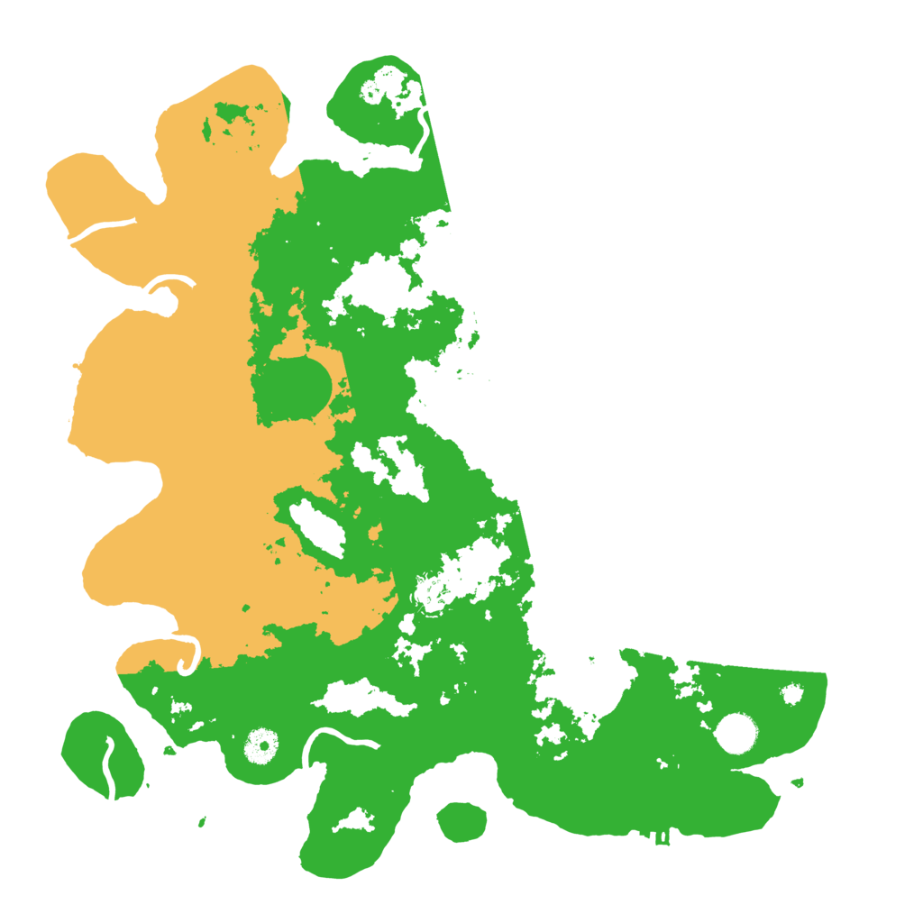 Biome Rust Map: Procedural Map, Size: 4000, Seed: 556727