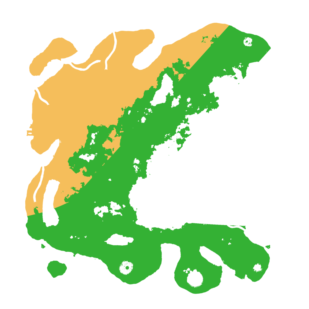 Biome Rust Map: Procedural Map, Size: 3500, Seed: 818577805