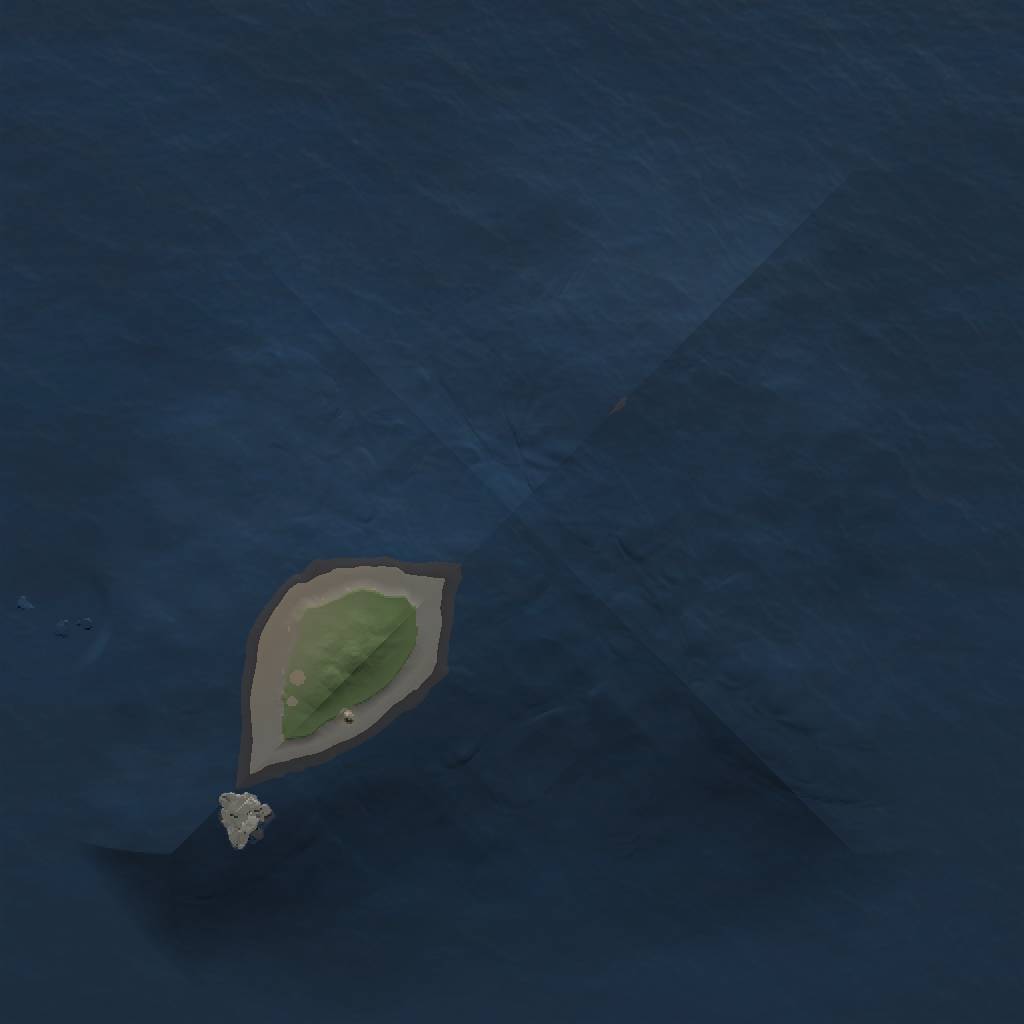 Rust Map: Procedural Map, Size: 1000, Seed: 1947097626, 3 Monuments