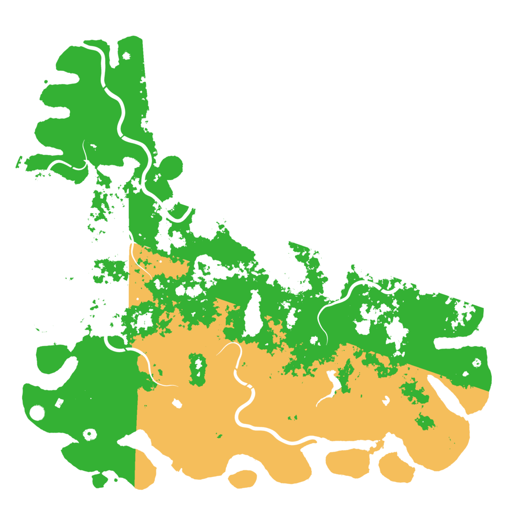 Biome Rust Map: Procedural Map, Size: 6000, Seed: 1856788483