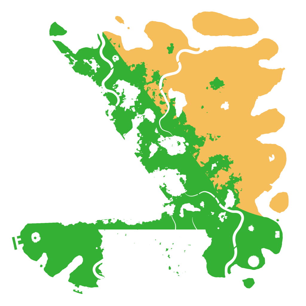 Biome Rust Map: Procedural Map, Size: 4800, Seed: 1592936935