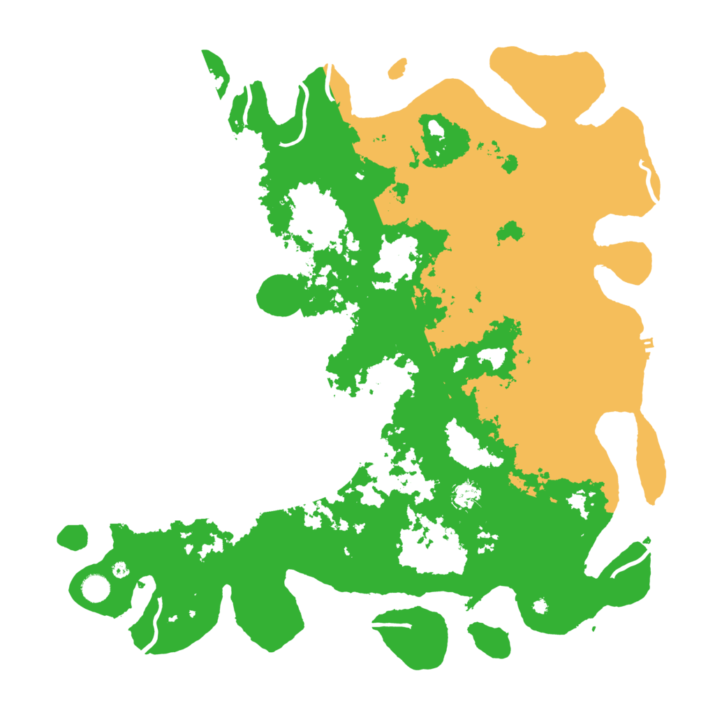 Biome Rust Map: Procedural Map, Size: 4500, Seed: 608310507