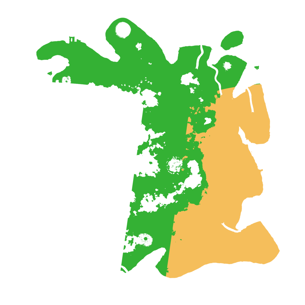 Biome Rust Map: Procedural Map, Size: 3500, Seed: 1315644348