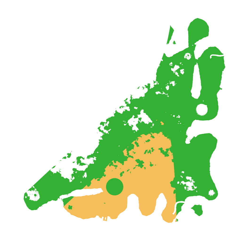 Biome Rust Map: Procedural Map, Size: 3700, Seed: 1809831287