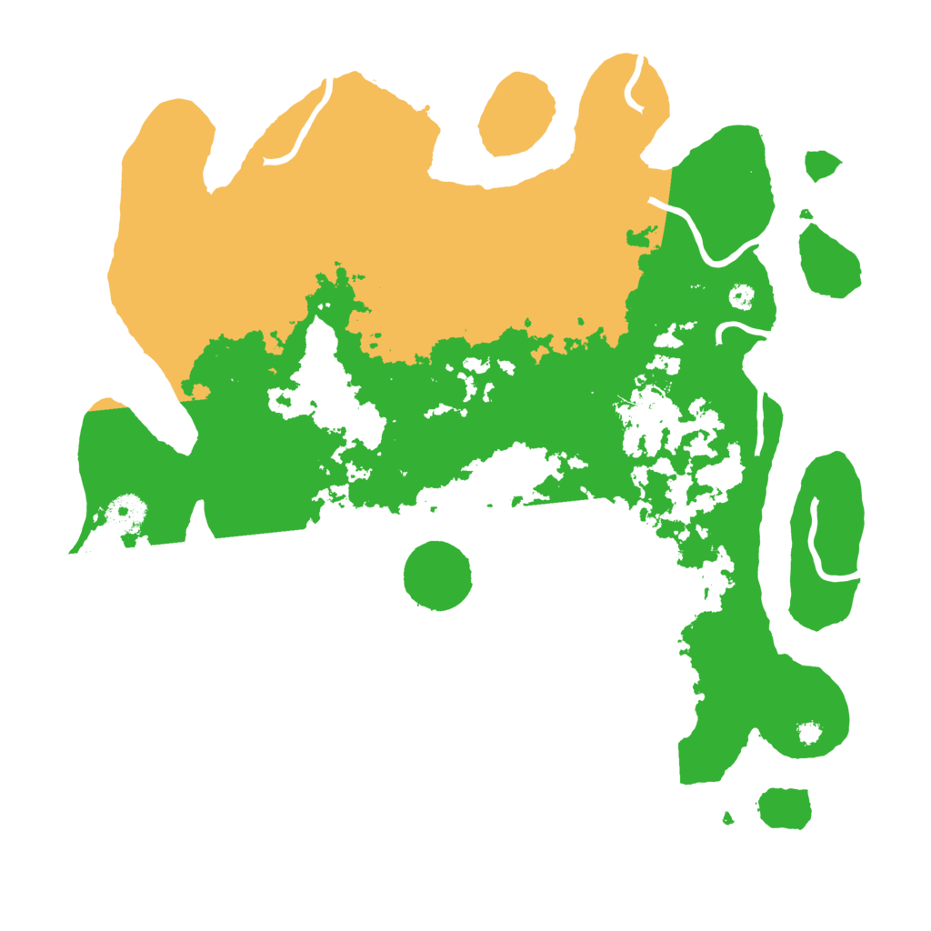 Biome Rust Map: Procedural Map, Size: 3750, Seed: 49001