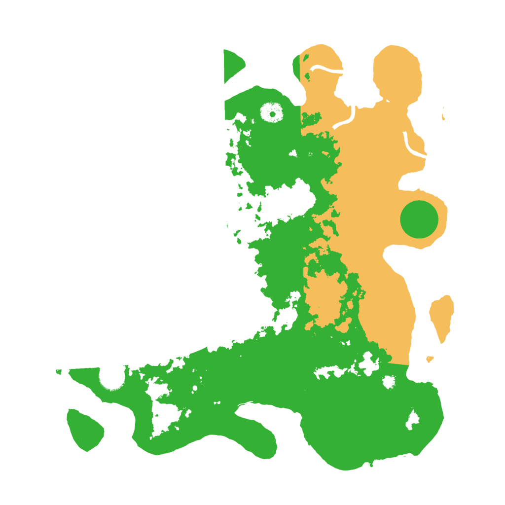 Biome Rust Map: Procedural Map, Size: 3500, Seed: 373118389
