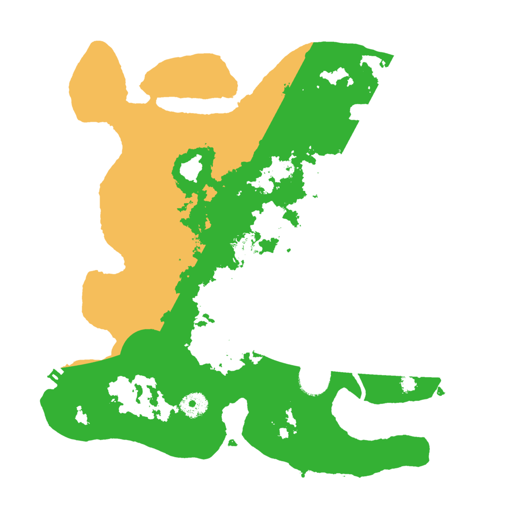 Biome Rust Map: Procedural Map, Size: 3000, Seed: 67836165