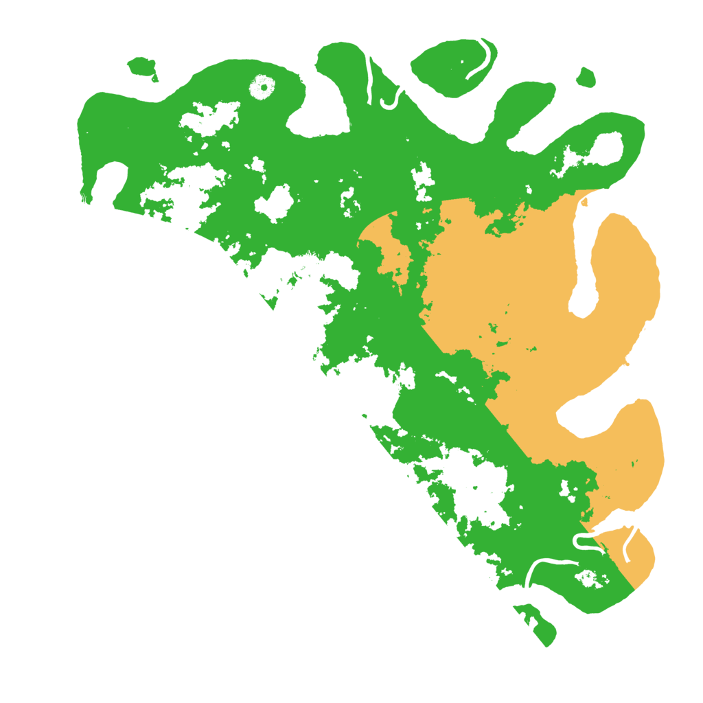 Biome Rust Map: Procedural Map, Size: 4300, Seed: 673965