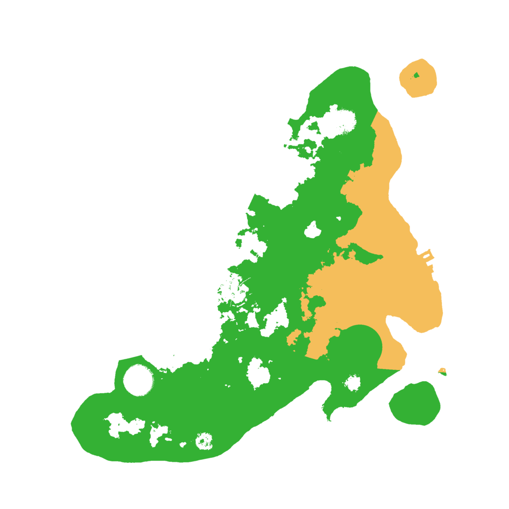 Biome Rust Map: Procedural Map, Size: 3000, Seed: 122753642