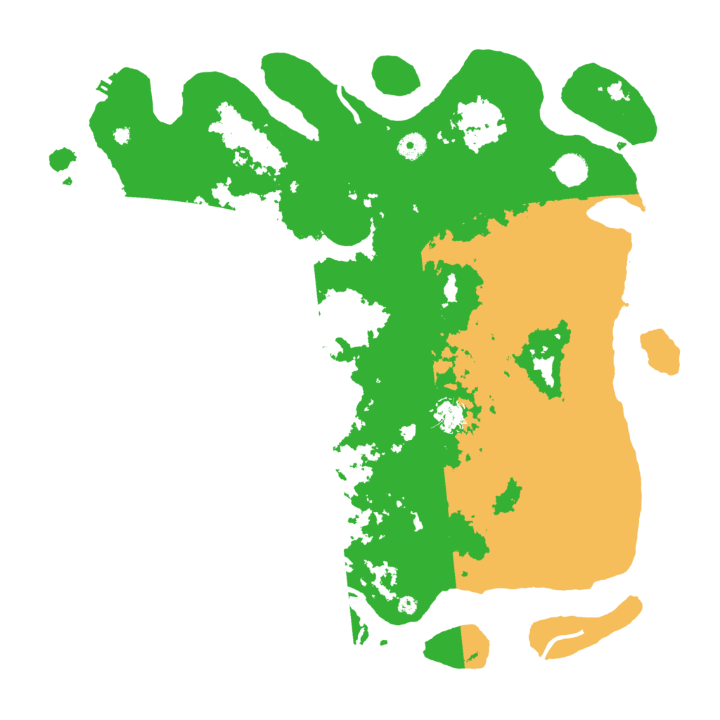 Biome Rust Map: Procedural Map, Size: 3999, Seed: 17777