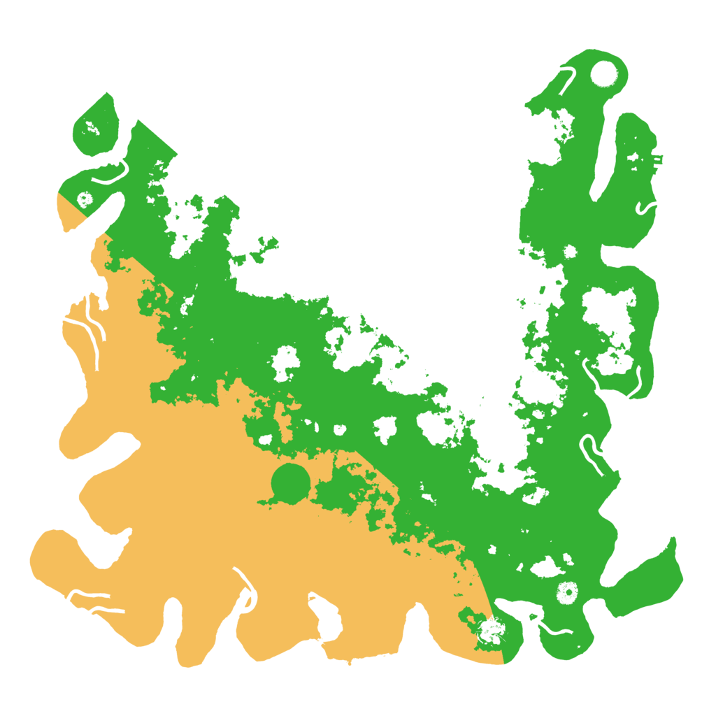 Biome Rust Map: Procedural Map, Size: 4800, Seed: 9897