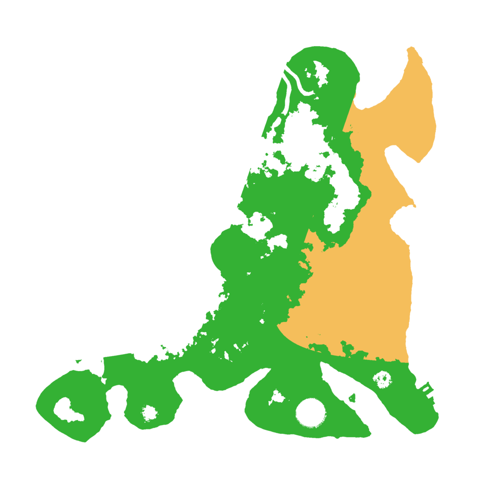 Biome Rust Map: Procedural Map, Size: 3000, Seed: 28837401