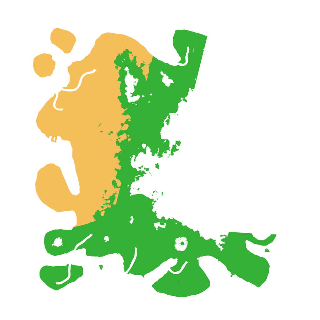 Biome Rust Map: Procedural Map, Size: 3500, Seed: 16874