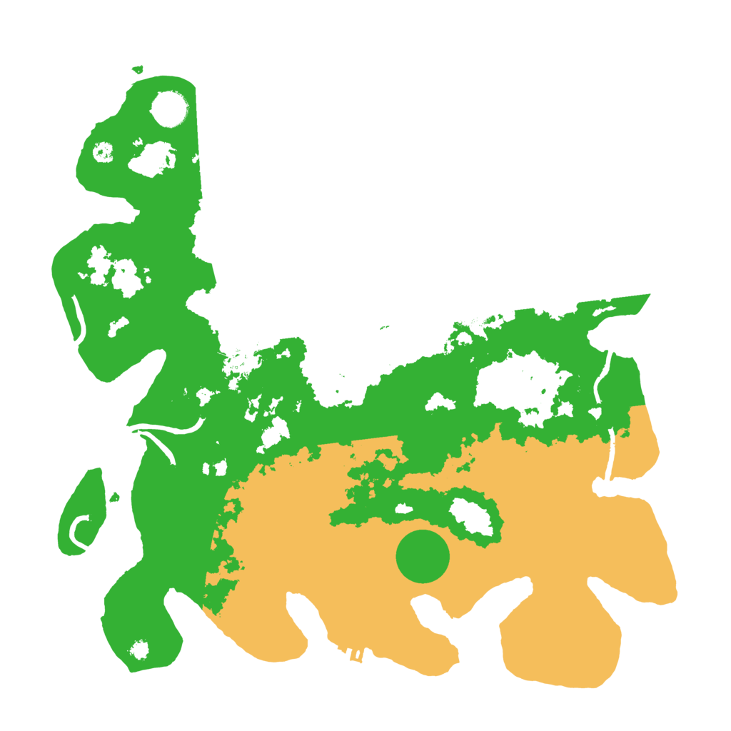 Biome Rust Map: Procedural Map, Size: 3600, Seed: 216105857