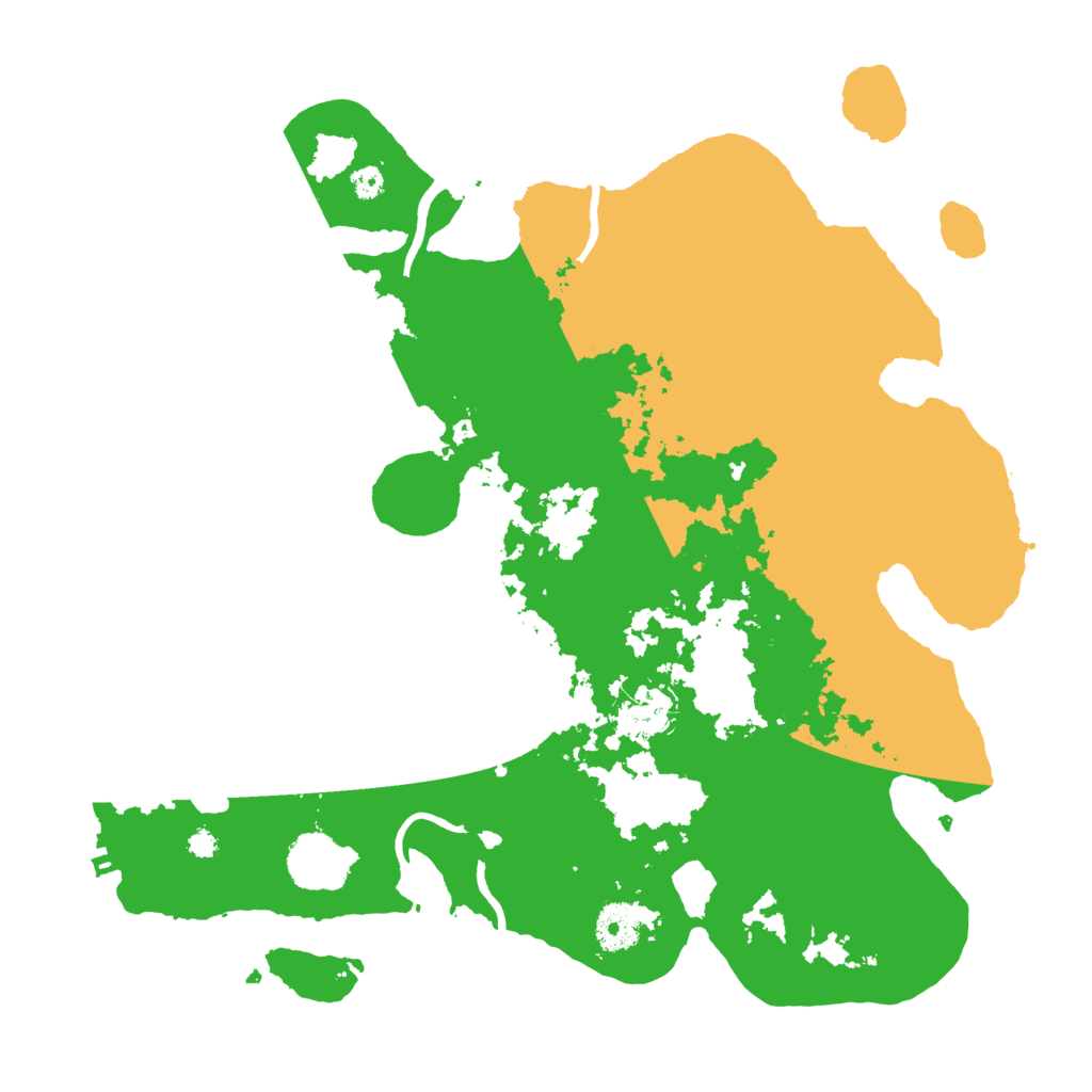 Biome Rust Map: Procedural Map, Size: 3500, Seed: 15038397