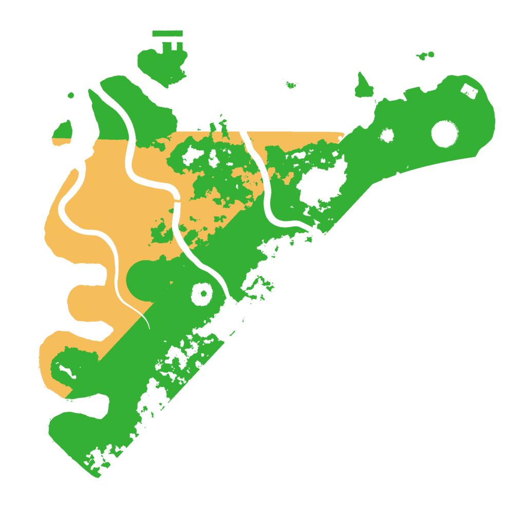 Biome Rust Map: Procedural Map, Size: 3500, Seed: 1365922823