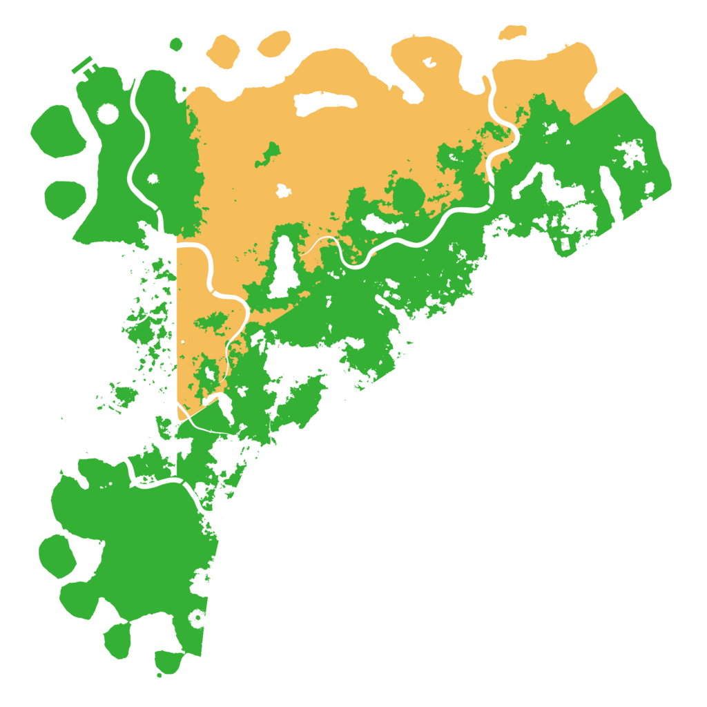 Biome Rust Map: Procedural Map, Size: 6000, Seed: 1410352088