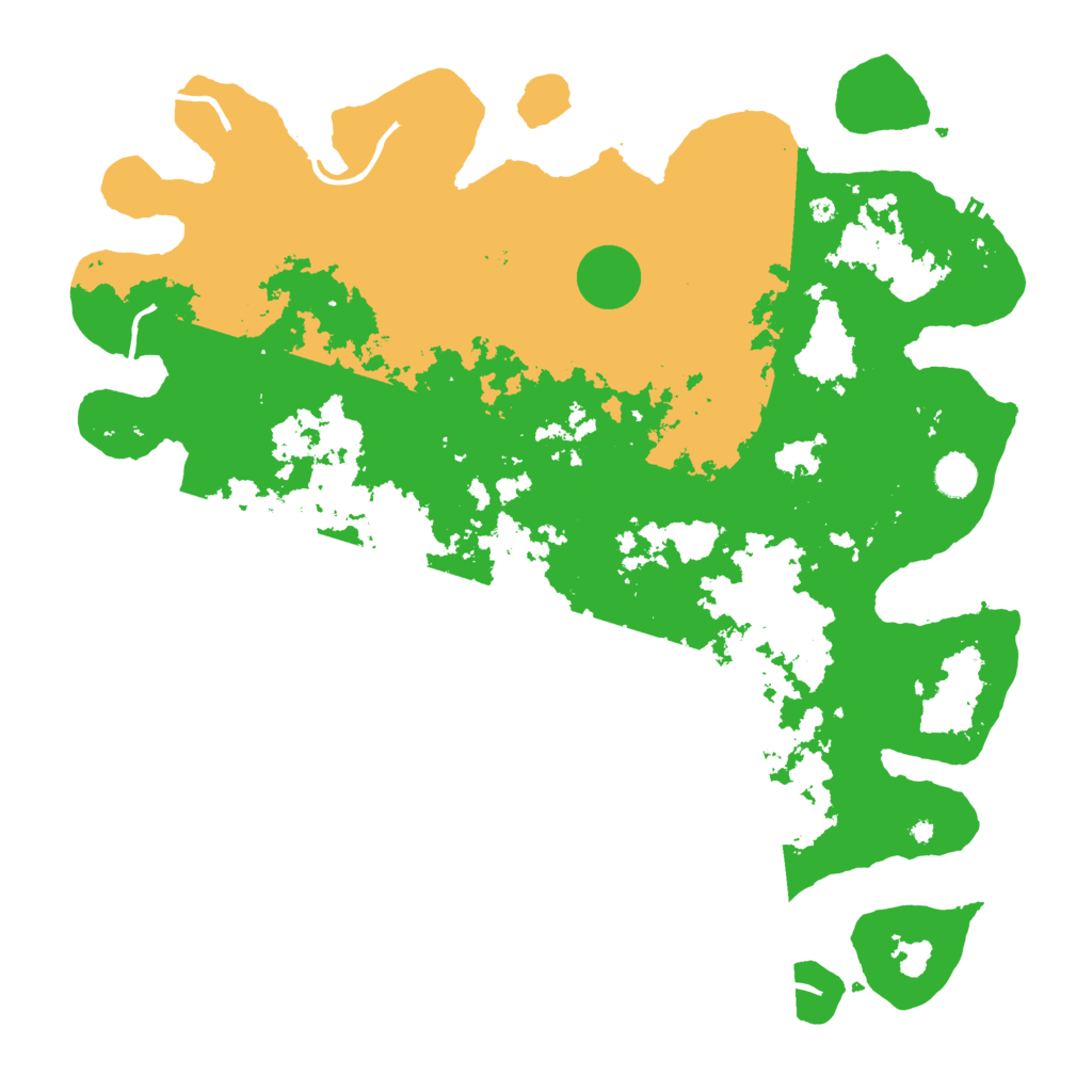 Biome Rust Map: Procedural Map, Size: 4500, Seed: 1942
