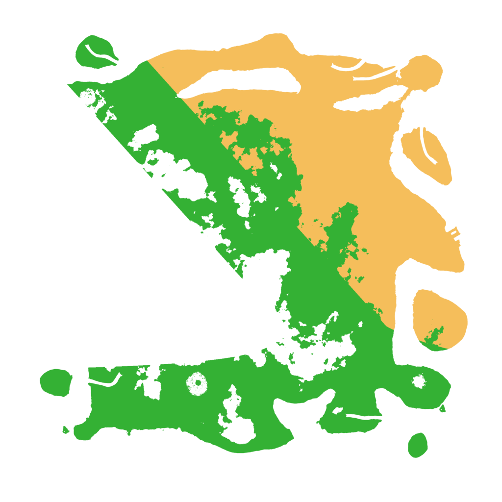 Biome Rust Map: Procedural Map, Size: 3500, Seed: 39175976