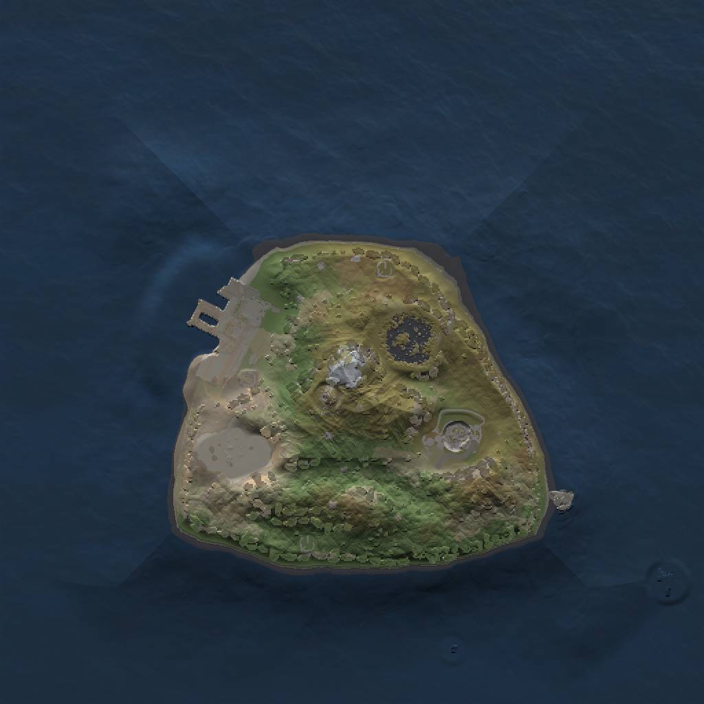 Rust Map: Procedural Map, Size: 1500, Seed: 906600558, 6 Monuments