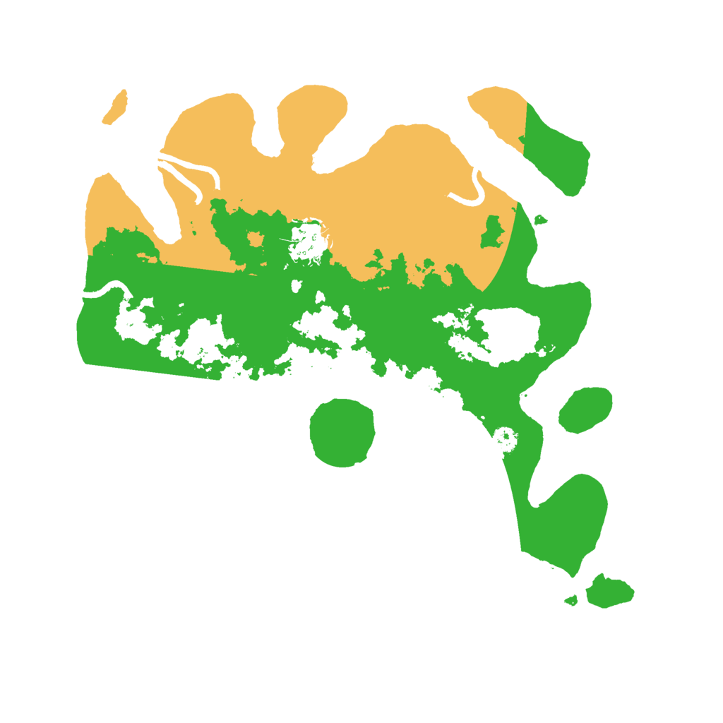 Biome Rust Map: Procedural Map, Size: 3000, Seed: 62959578