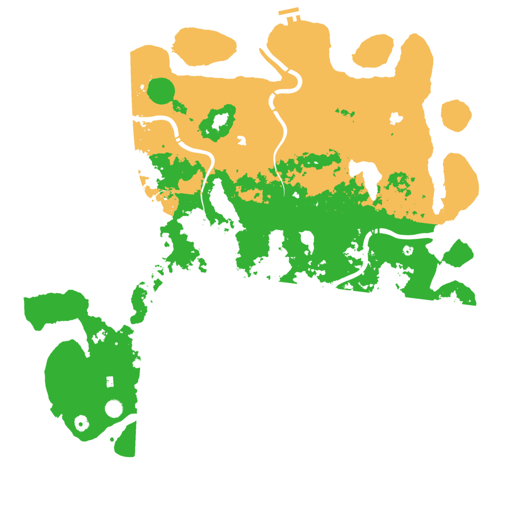 Biome Rust Map: Procedural Map, Size: 5000, Seed: 465294783