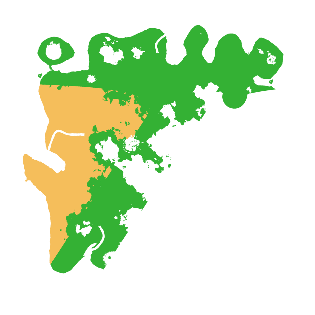 Biome Rust Map: Procedural Map, Size: 3500, Seed: 78135712