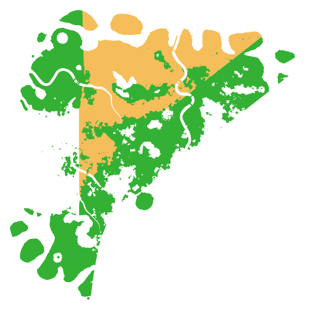 Biome Rust Map: Procedural Map, Size: 5000, Seed: 2599