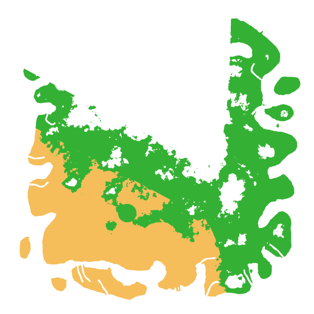 Biome Rust Map: Procedural Map, Size: 4500, Seed: 489875317
