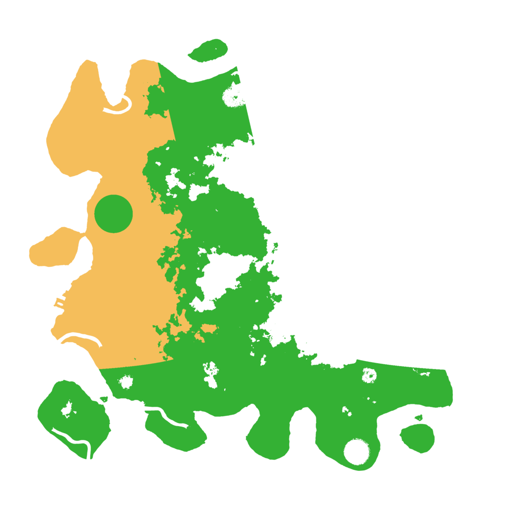 Biome Rust Map: Procedural Map, Size: 3500, Seed: 1855942753